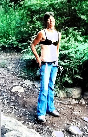 Canadian gf stripping at the river