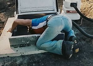 Canadian gf at work