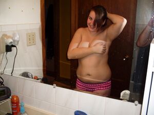 Shy but getting better. It's getting me wet but you can't tell yet.