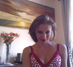 Beautiful wife shows off her curves