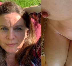 Bettina Riedel from Hannover clothed and unclothed 2