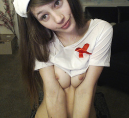 Sexy petite girls on the web... and a blonde.