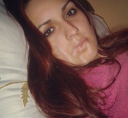 cummed girl