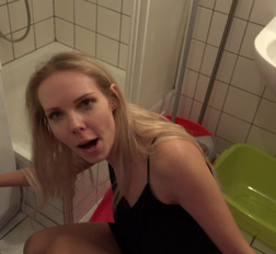 let her tits out and is teasing the general public