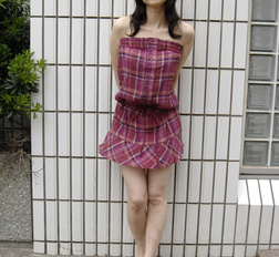 Asian Kurumi Katase is beautiful like a flower between flowers.