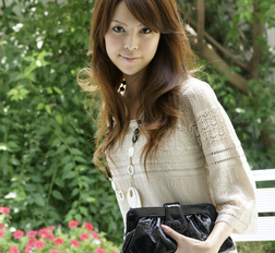 Asian Rino Tokiwa is so beautiful in white skirt and elegant blouse.