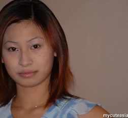 Lovely chinese amateur teen in sexy lingerie is posing at home