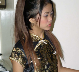 Perfect asian teen with shaved pussy rides a dick and gets cumfaced