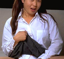 Chinese amateur coed gets her tight asian pussy banged then cumfaced