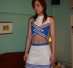 This horny asian coed plays with a toy and then with a boytoy