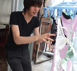 Nana Sakura is fucked so hard and she sucks cock and licks balls.