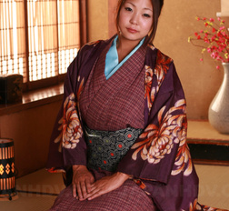 Beautiful Japanese gal shows her big naturals and that hairy twat