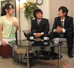 Japanese porn slut Reina Misaki enjoys in two tasty meat poles