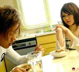 Beautiful chick Aya Sugiura sucks a dick and rides it later so well