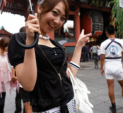 Adorable Japanese teen Ryo Akanishi posing outdoors with so much joy