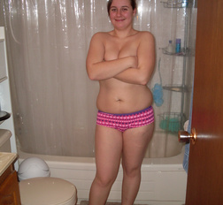 Shy but getting better. It's getting me wet but you can't tell yet.